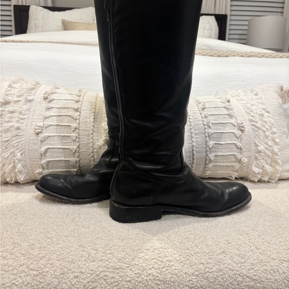 FRYE Women’s Black Leather Knee-High Boots - Picture 2 of 7